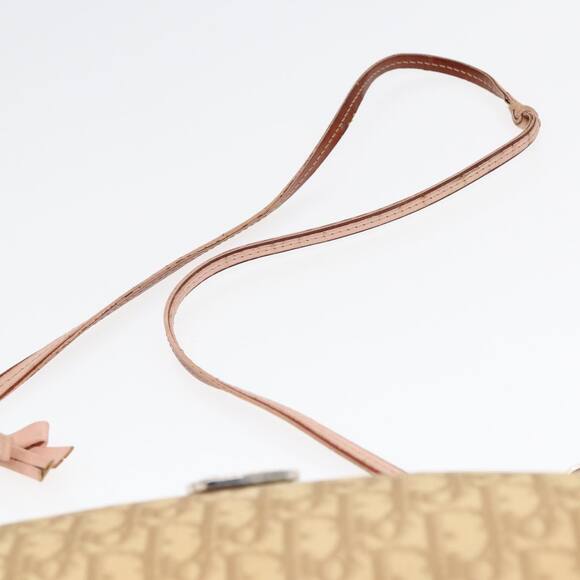DIOR Shoulder Bag Leather Beige Silver Pink - Picture 8 of 16